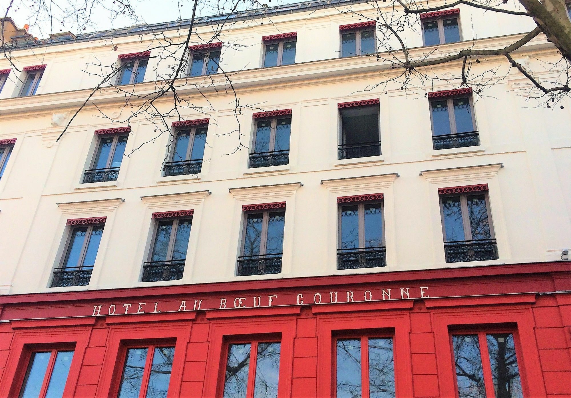 Hotel Restaurant Au Boeuf Couronne Paris Eksteriør bilde